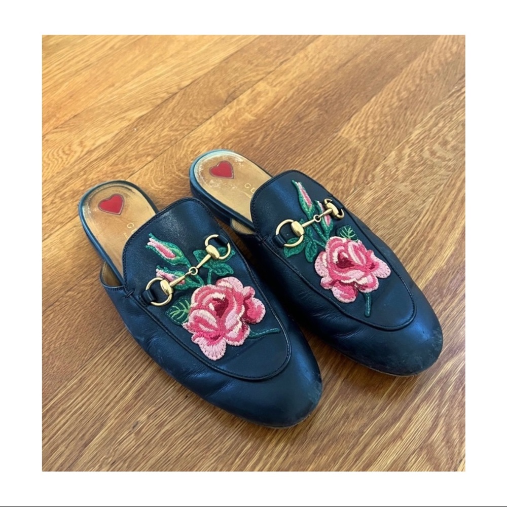 GUCCI Princetown leather slipper